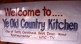 Ye Old Country Kitchen Sign
